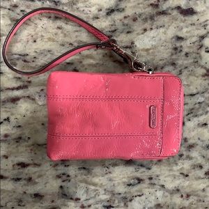 Coach keychain pouch